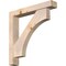 Ekena Millwork Westlake Block Smooth Bracket w/ Offset Brace, Douglas Fir, 5 1/2"W x 34"D x 34"H BKT0604X34X34WTL05SDF - alternate 1